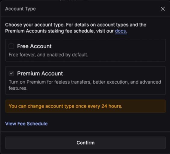Account Tier