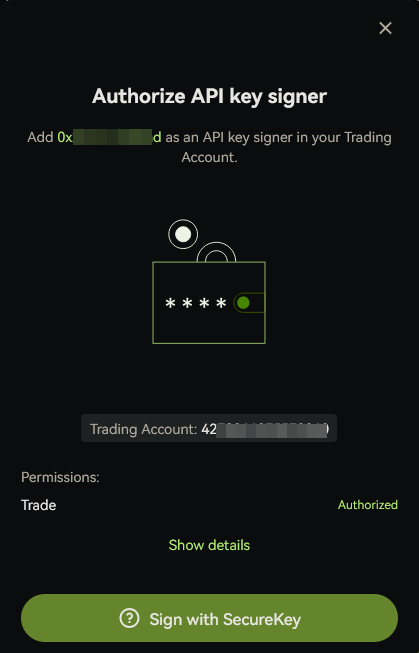 API Key Signer