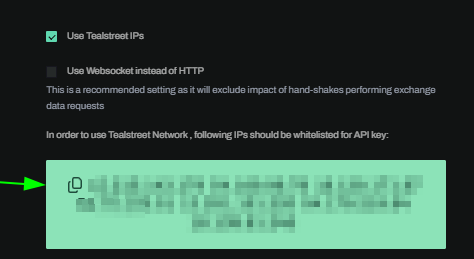 API Whitelist IP's