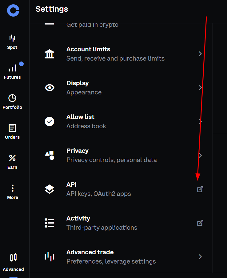 API Settings