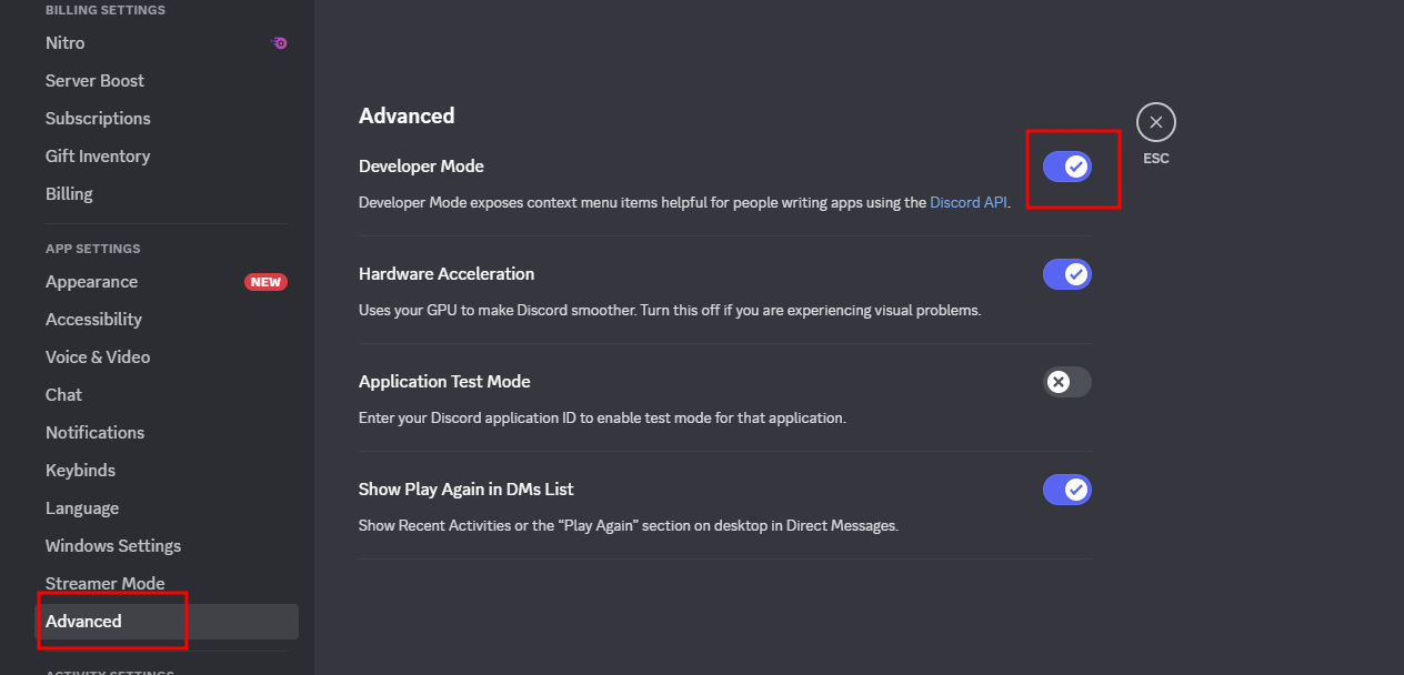 Discord-DevMode