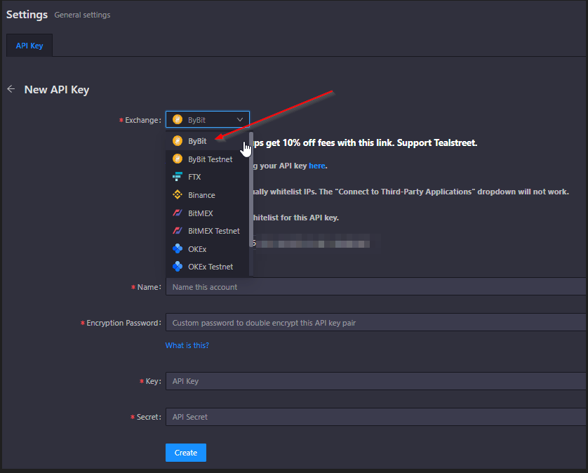 Get Discord API key pair –