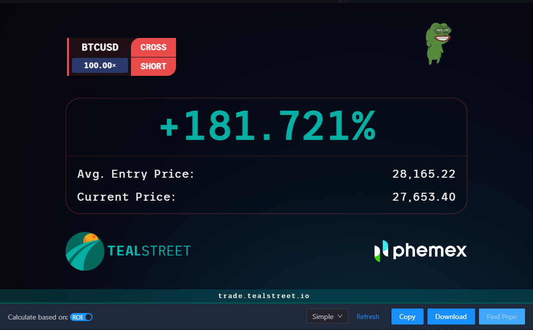 PNL Card Example 1