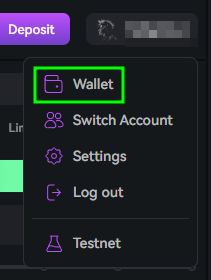Wallet Dropdown