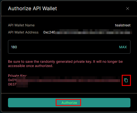 Authorize Wallet 2