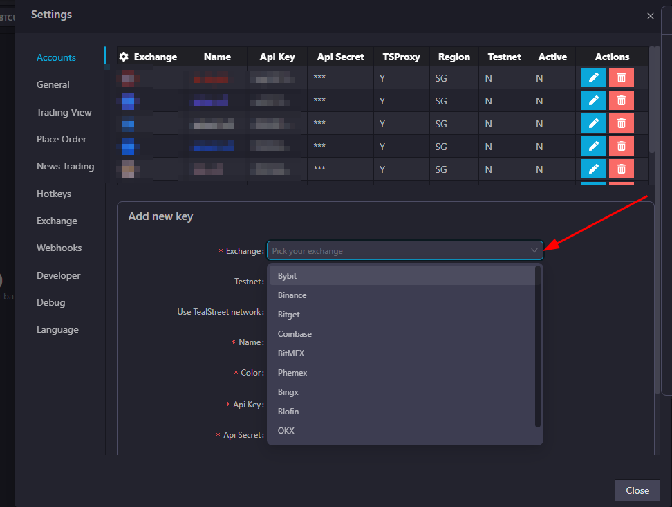 V3 Exchange Dropdown